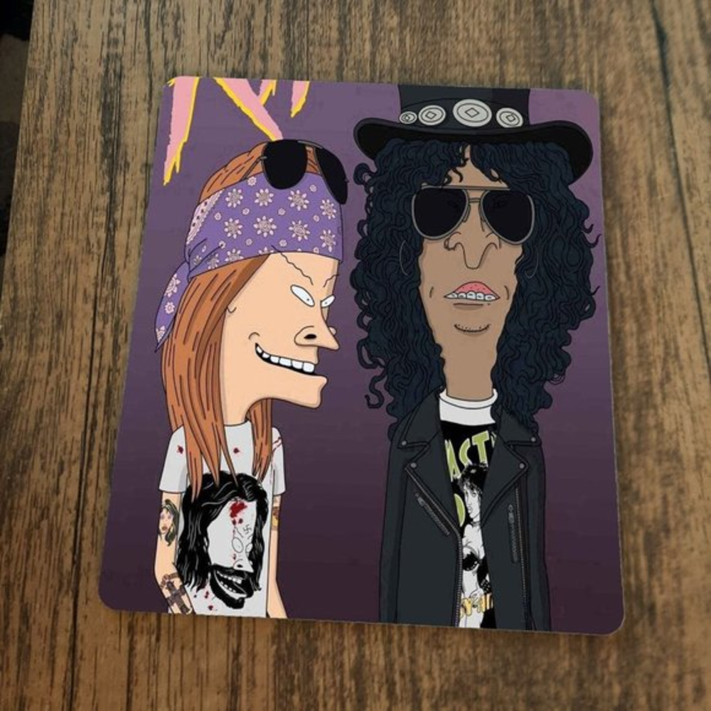 Beavis and Butthead Mouse Pad Guns n Roses‎